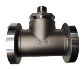 RVS 316 T-stuk met Storz NOK 66 + 3/4" BSP buitendraad