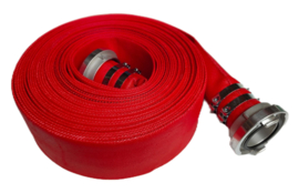 Brandslang Type SYNTHETIC STANDAARD ROOD - ID 4" | 102 mm | DN100 x lengte 30 meter + Storz NA | NOK 115