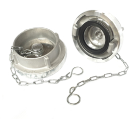 Storz blindkappen | afsluitkappen ALUMINIUM + ketting