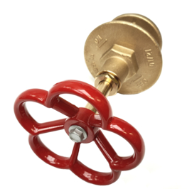 Spindel binnenwerk | Bovendeel voor brandkraan | spindelafsluiter 2" + rubber O-ring voor droge blusleidingen
