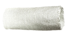 Glasdoek | Glasvezeldoek | Isolatiedoek | Uitlaatisolatie | Hittebestendige pakking | 1,5 mm dik  x  100 cm breed - ROL= 10 meter