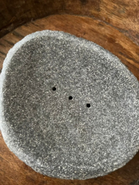 Handgevormde marmeren zeepschaal