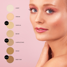 COMPACT COVER DEEP TAN | een camouflagepoeder in een warme, bruine tint.