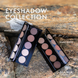 EYESHADOW COLLECTION WARM EARTH | een Limited Edition oogschaduwpalet met vijf prachtige kleuren in warme, aardse tinten