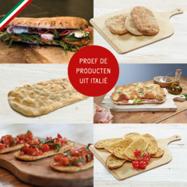 Bruschetta & Pinsa & Saltimbocca  voordeel pakket 30 producten
