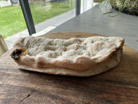 BUSTA DI PINSA  20x10 cm , volledig handgemaakt , Made in Italy, 2x3 stuks