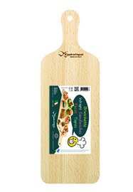 MINI PIZZA, TAPAS & BRUSCHETTA  PLANKJES  43 x 14 cm , set van 3 stuks