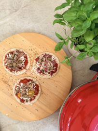Minipizza's voor de pizzarette – vanaf 20 stuks