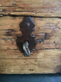 Ovale houten reiskist
