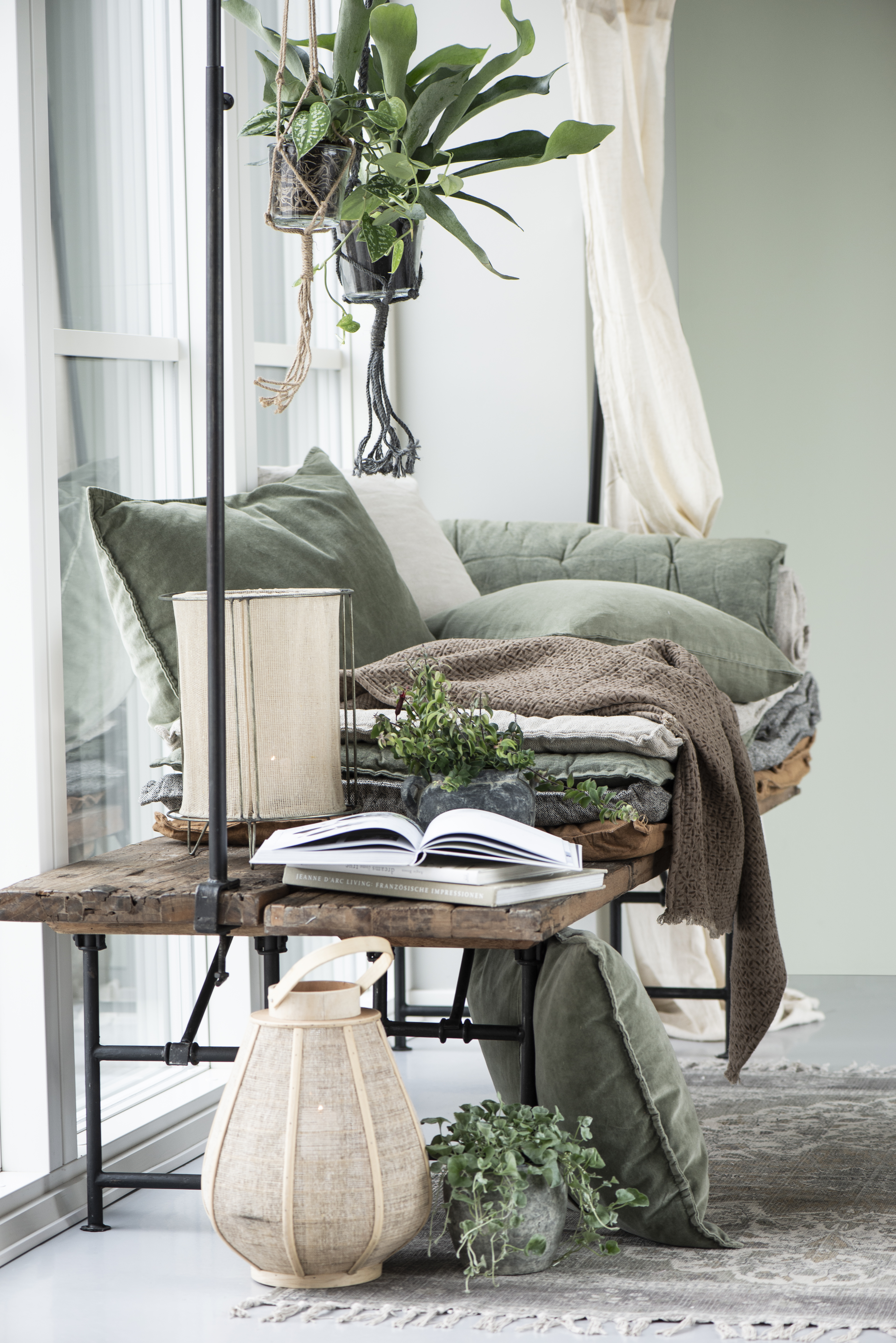 Kussenhoes Velvet | Olive Groen | IB Laursen