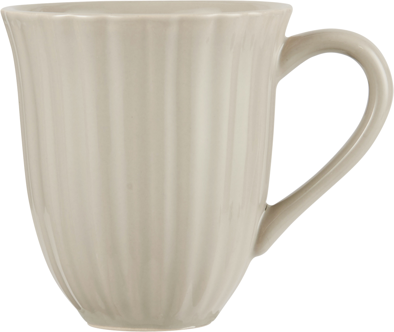 Mok met groeven hoog Latte | IB Laursen