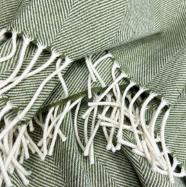100% Merino lamswollen plaids uni