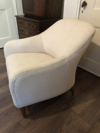 Fauteuil gladde rug