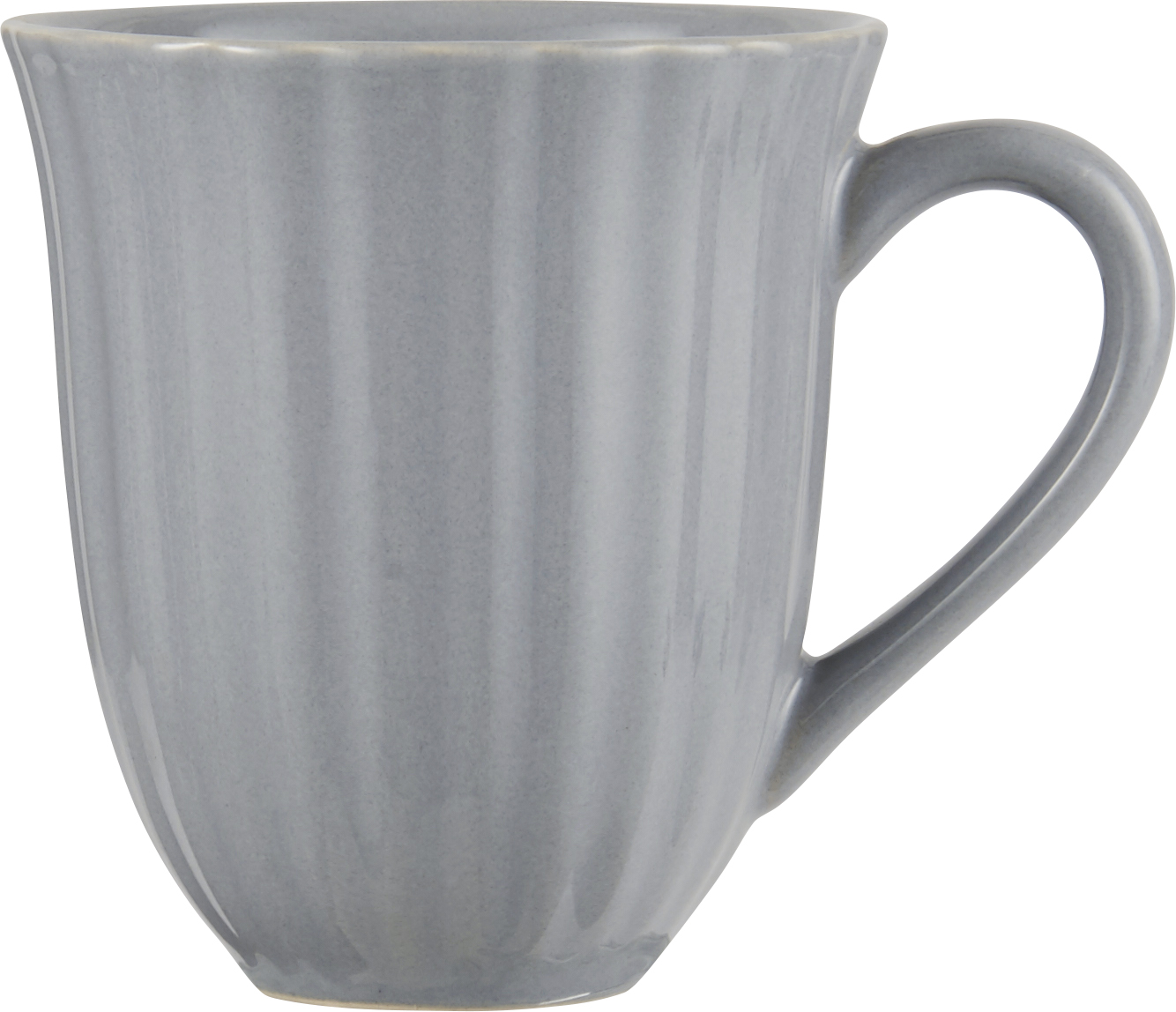 Mok met groeven hoog French Grey | IB Laursen