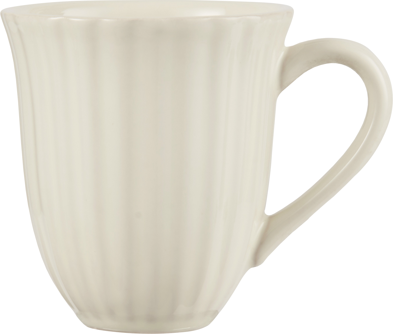 Mok met groeven hoog Butter Cream | IB Laursen