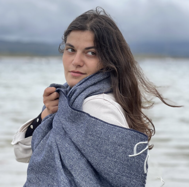 Cashmere lambswool wraps 45x203  cm