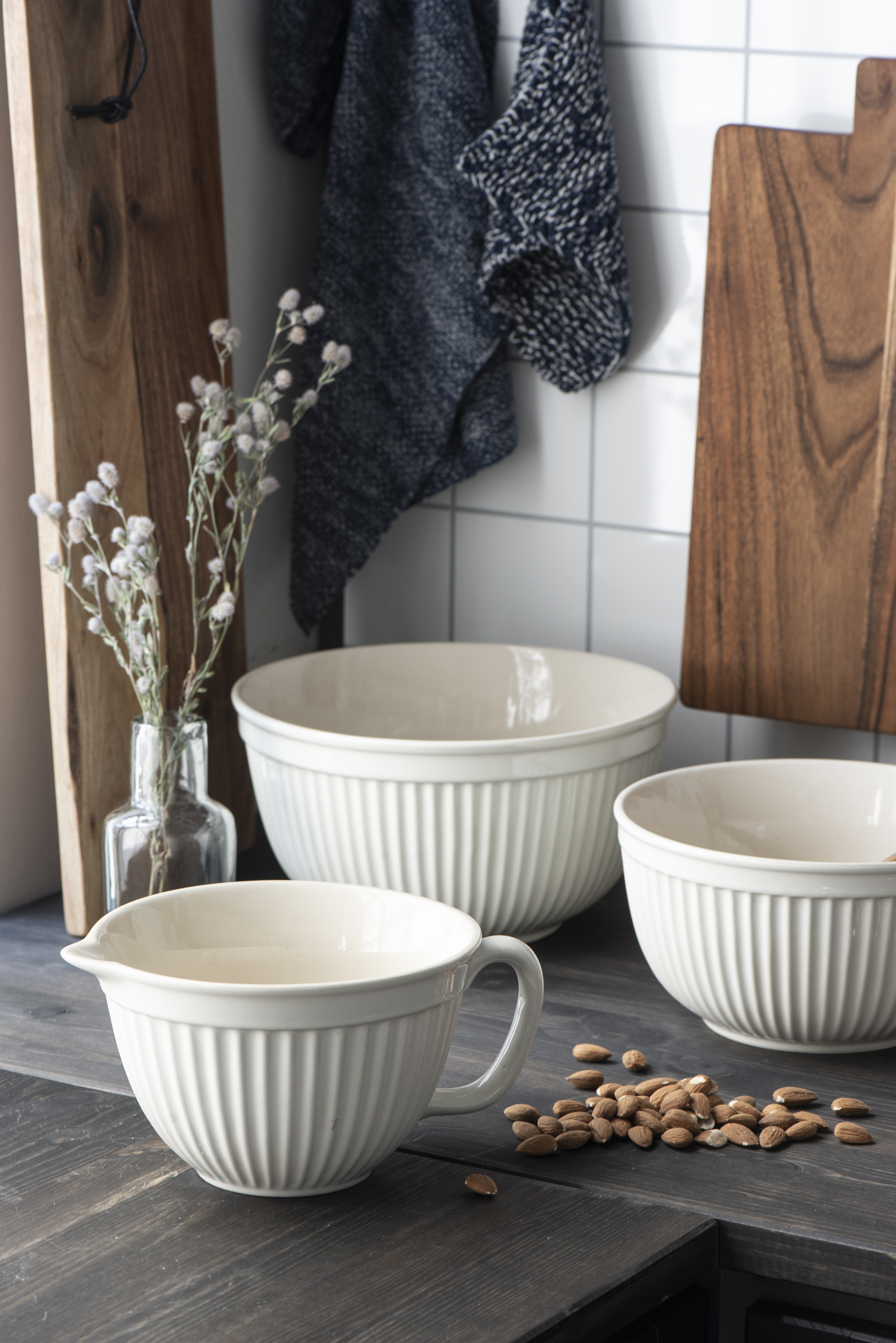 Schaal small Butter Cream | Ø:18 x H: 9,5 cm | IB Laursen