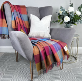 100% Merino lamswollen Plaids Ruiten