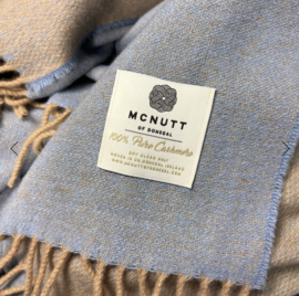 100% Cashmere Plaid / Throw