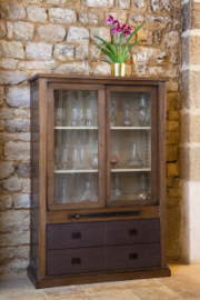 Glazen Vitrine kast Horloger