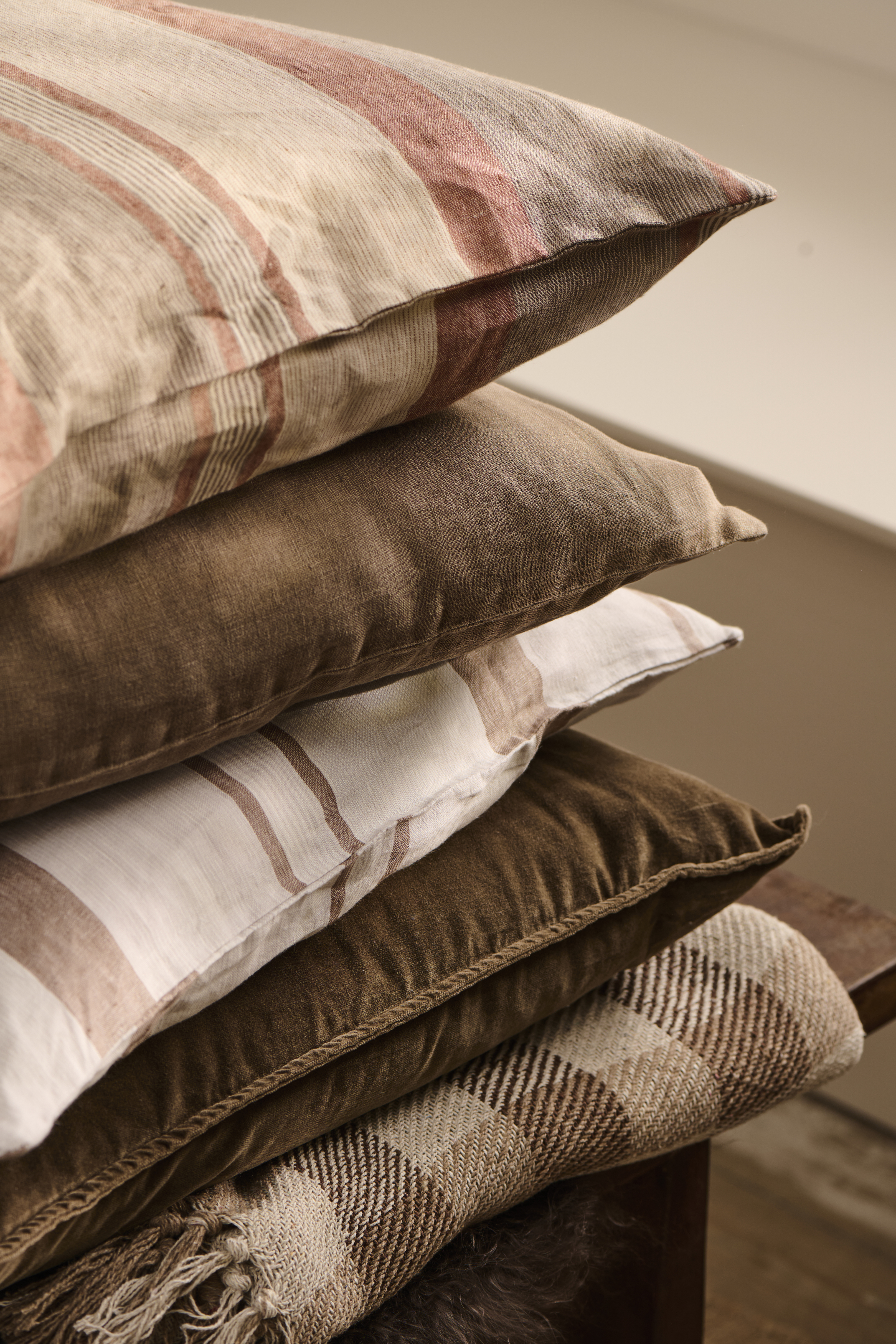 Kussenhoes | Rust Gestreept | IB Laursen
