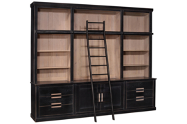 Bibliotheek kast Cargo met ladder