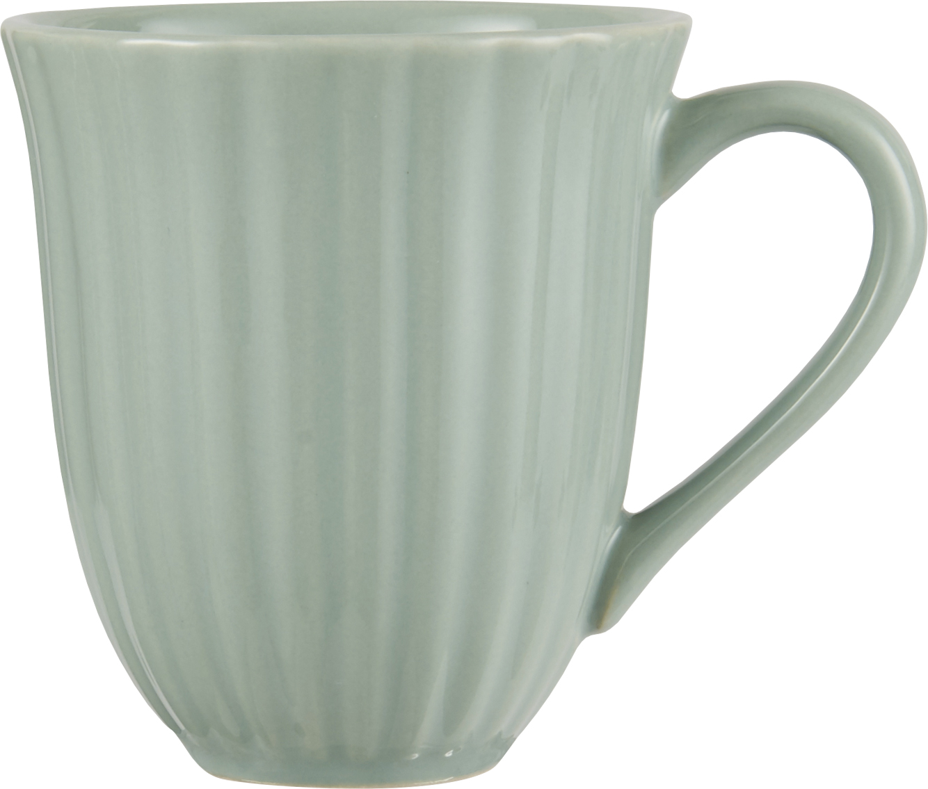 Mok met groeven hoog Green Tea  | IB Laursen