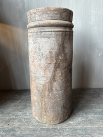 Nepalese houten pot XL nr.4