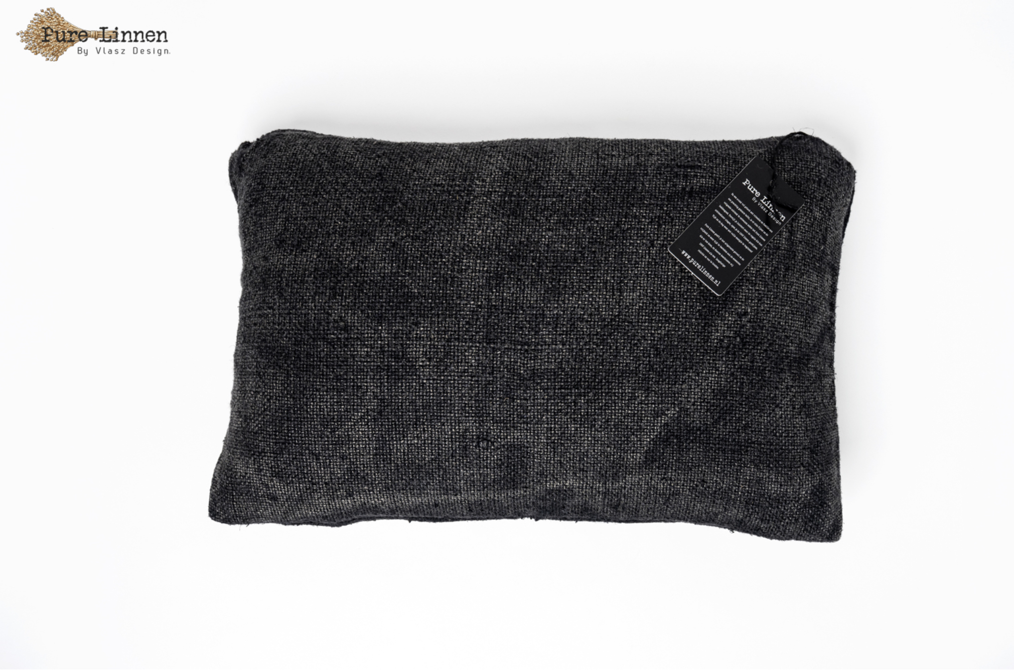 Pure Linnen sierkussen 100% linnen Ruth stonewashed 30x50