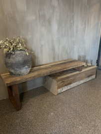 Driftwood Tv console 2 delen met grote lade