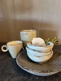 Servies mica tabo schaaltje grijs