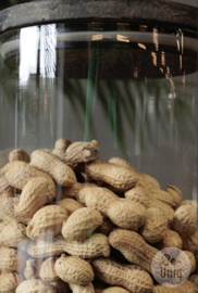 Glazen voorraadpot medium