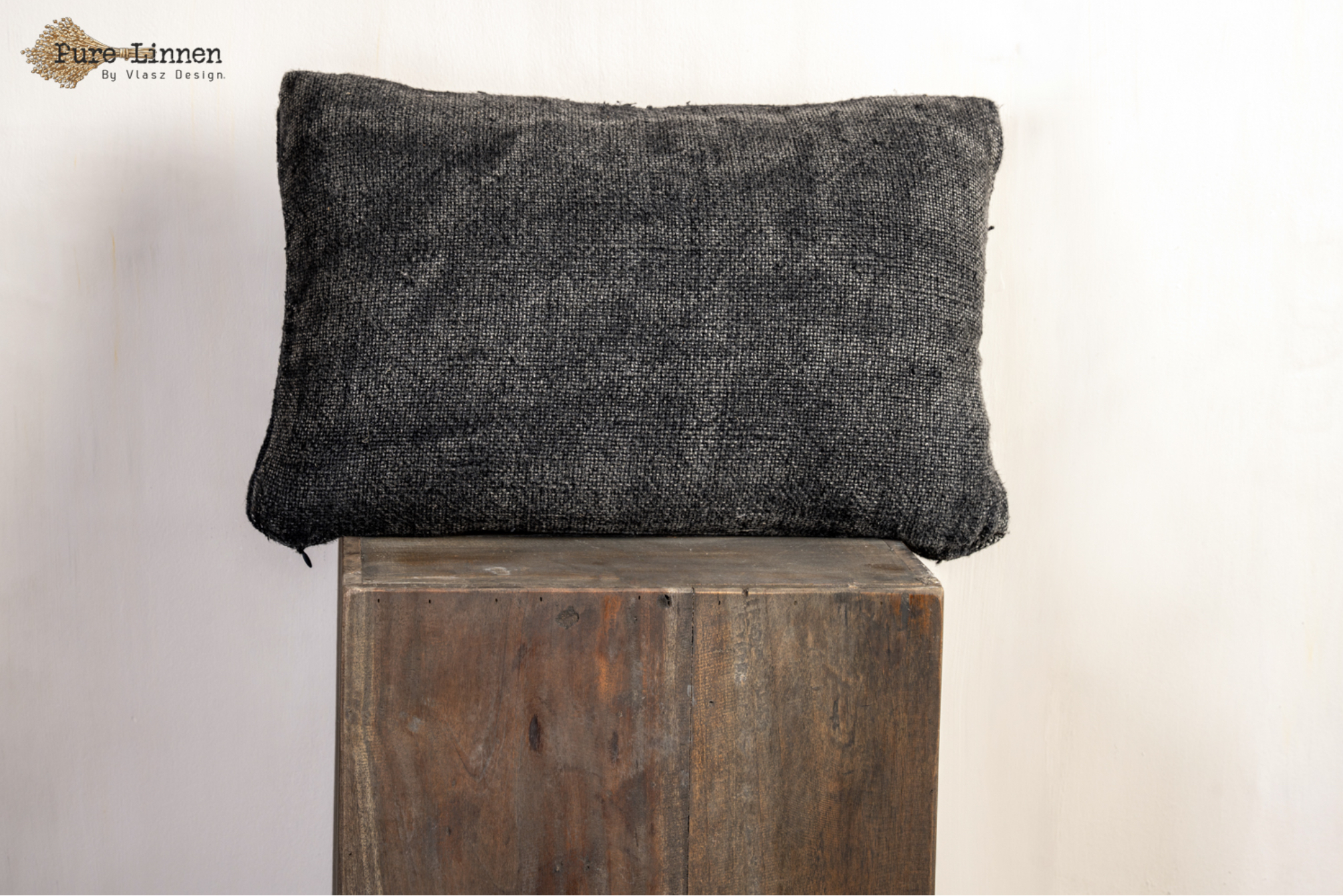 Pure Linnen sierkussen 100% linnen Ruth stonewashed 30x50