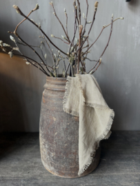 Nepalese houten pot XL nr.1