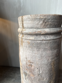 Nepalese houten pot XL nr.4