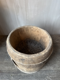 Luksa houten pot antiek nr.3