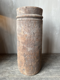 Nepalese houten pot XL nr.4