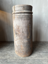 Nepalese houten pot XL nr.4