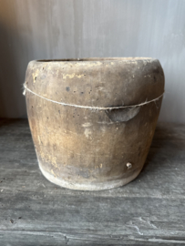 Luksa houten pot antiek nr.3
