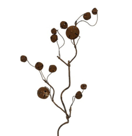 Kunst deco Kerstbel M roest