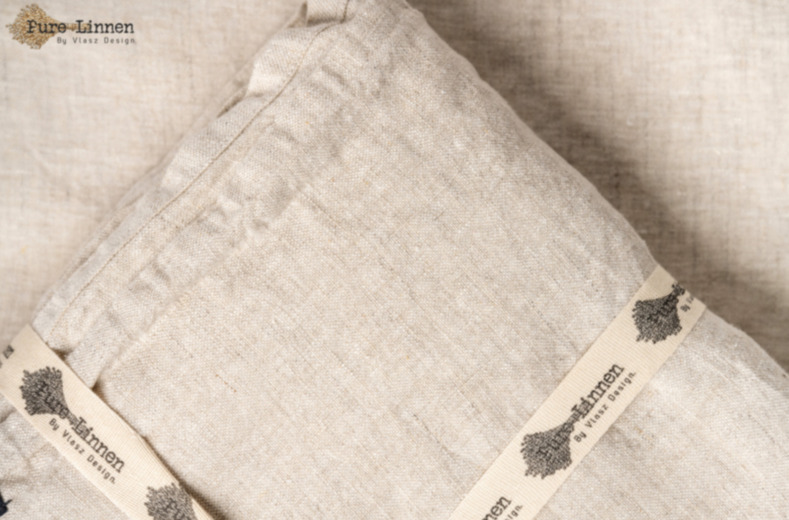 Pure Linnen placemat Eve rond naturel set van 2