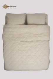 Pure linnen sprei naturel diamond