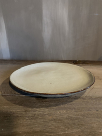 Servies Mica tabo ontbijtbord grijs
