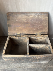 Unieke houten kistje