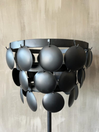 Vloerlamp schijfjes black