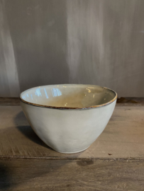 Servies Mica tabo schaal middel grijs