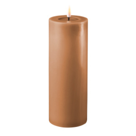Deluxe led candle caramel 7,5x20