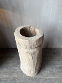 Nepalese houten pot XL nr.3