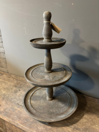 Houten etagere