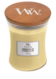 WoodWick candle lemongrass & Lily